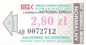 Bilet Jastrzębie Zdrój