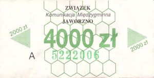 Bilet Jaworzno 4000