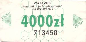 Bilet Jaworzno 4000