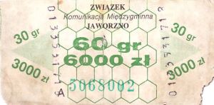 Bilet Jaworzno 60/6000