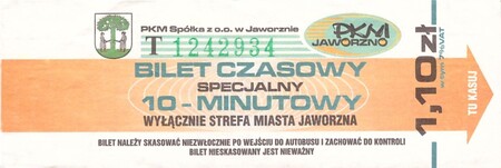 Bilet Jaworzno 1,10