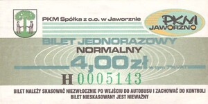Bilet Jaworzno 4,00
