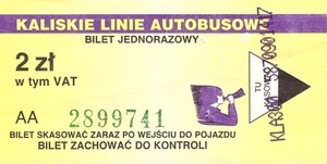 Bilet Kalisz 2