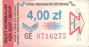 Bilet Katowice 4,00