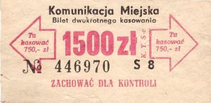 Bilet Katowice 1500