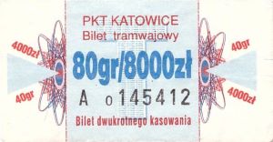 Bilet Katowice 80/8000
