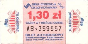 Bilet Katowice 1,30