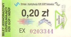 Bilet Katowice 0,20