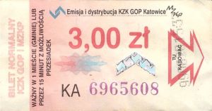 Bilet Katowice 3,00