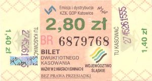 Bilet Katowice 2,80