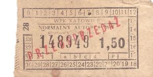 Bilet Katowice 1,50