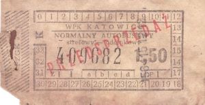 Bilet Katowice 1,50