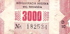 Bilet Katowice 3000 D 10