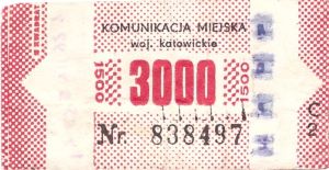 Bilet Katowice 3000 C 2