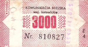 Bilet Katowice 3000 E 4
