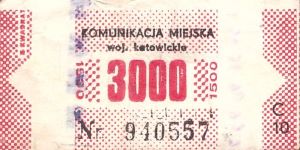 Bilet Katowice 3000 C 10