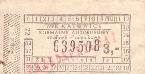 Bilet Katowice 3