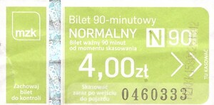 Bilet Kędzierzyn Koźle 4,00