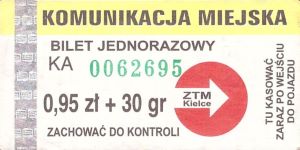 Bilet Kielce 1,15
