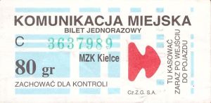 Bilet Kielce 80