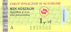 Bilet Koszalin 1