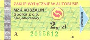 Bilet Koszalin 2