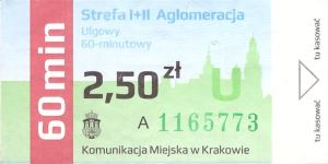 Bilet Kraków 2,50