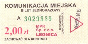 Bilet Legnica