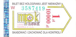 Bilet Łódź