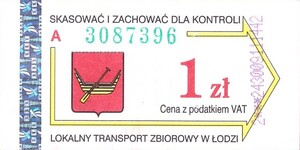 Bilet Łódź 1