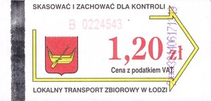 Bilet Łódź
