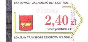 Bilet Łódź