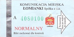 Bilet Łomianki