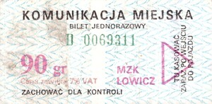 Bilet Łowicz