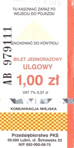 Bilet Lubin