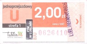 Bilet Lublin 2,00