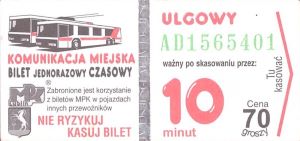 Bilet Lublin 10min