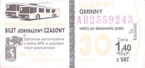 Bilet Lublin 30