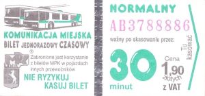 Bilet Lublin 30