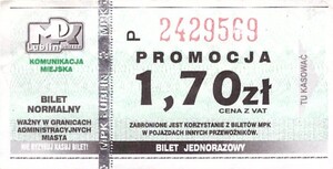 Bilet Lublin Promocja