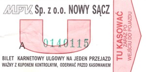 Bilet Nowy Sącz