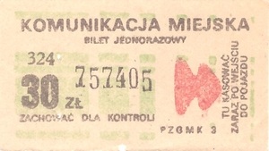 Bilety Ogólnopolskie 30