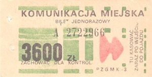 Bilety Ogólnopolskie 3600