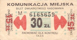 Bilety Ogólnopolskie 30