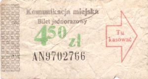 Bilet Ogólnopolski 4,50