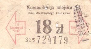 Bilety Ogólnopolskie 18