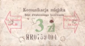 Bilet ogolnopolski 3 HR