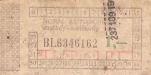 Bilet ogolnopolski 1 BL