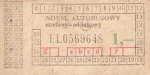 Bilet ogolnopolski 1 FL
