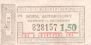 Bilet Ogólnopolski 1,50